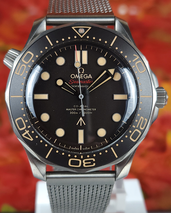 Omega Seamaster Professional 300M "007 No Time To Die" 42MM Black Dial Titanium Bracelet (210.90.42.20.01.001)