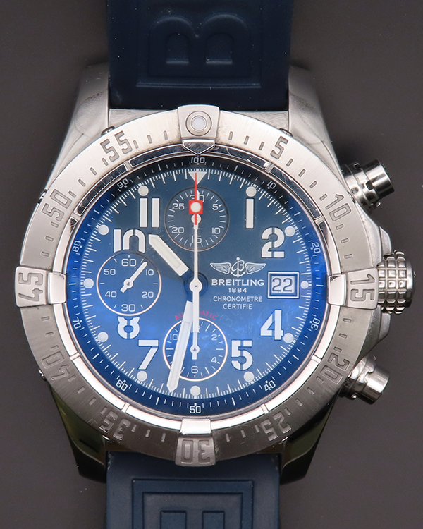 Breitling Avenger Skyland 45MM Blue Dial Rubber Strap (A13380)