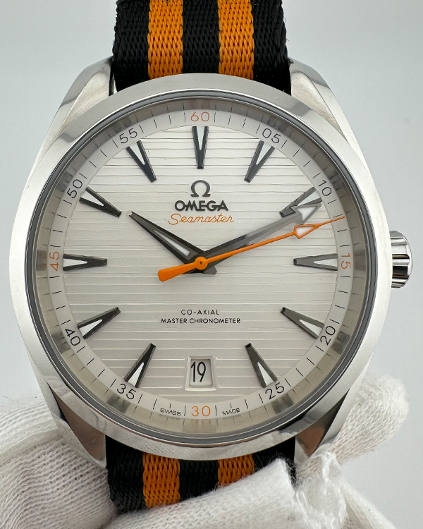 2023 Omega Seamaster Aqua Terra "Golf Edition" 41MM Silver Dial Textile Strap (220.12.41.21.02.003)