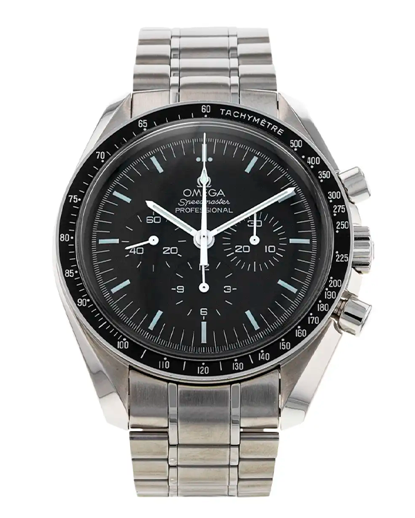 Omega Speedmaster Professional Moonwatch 42MM Black Dial Steel Bracele ...