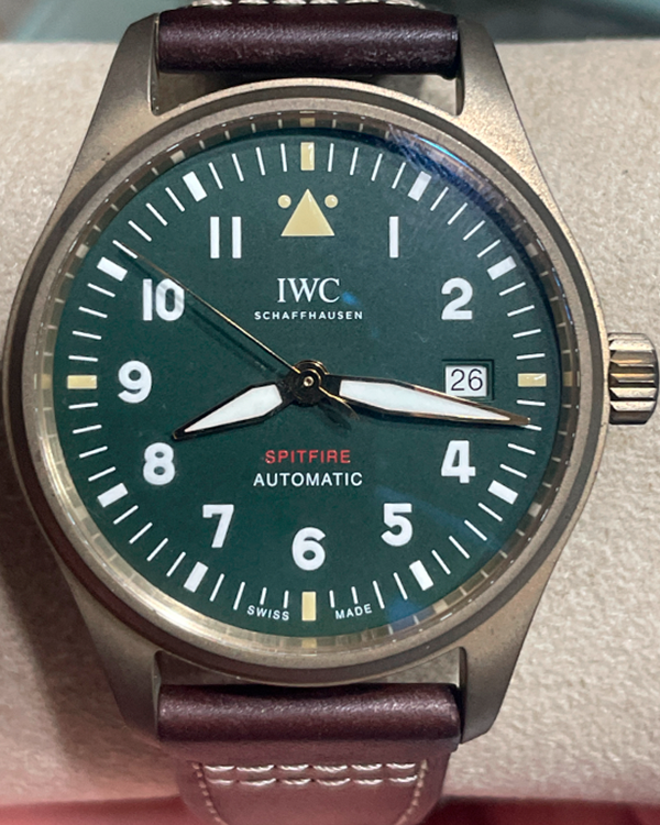 2023 IWC Pilot Automatic Spitfire 39MM Strap Green Dial (IW326806)