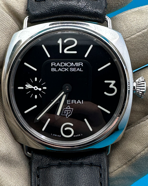 Panerai Radiomir Black Seal 45MM Black Dial Leather Strap (PAM00380)