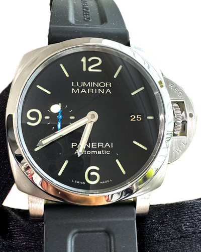 2020 Panerai Luminor Marina 1950 3 Days 44MM Black Dial Rubber Strap (PAM01312)