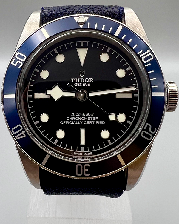 No Reserve - 2022 Tudor Black Bay 41MM Black Dial Textile Strap (79230B)