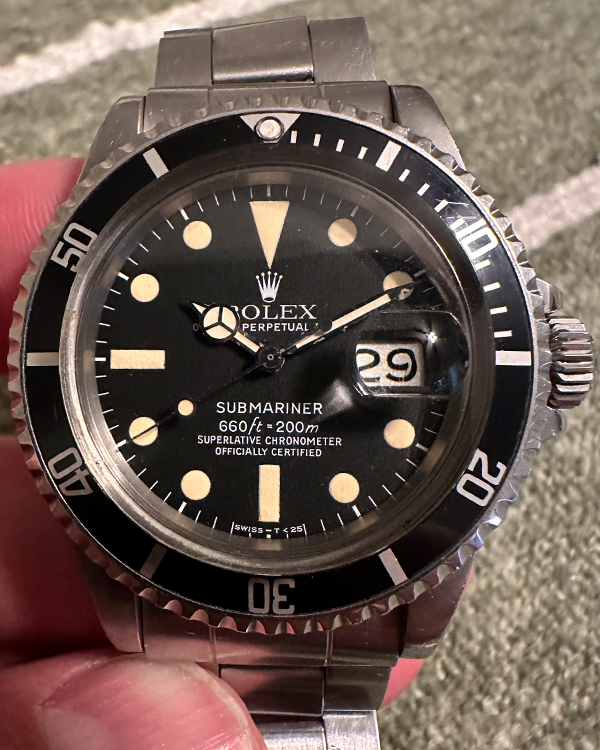 1978 Rolex Submariner Date 40MM Black Dial Oyster Bracelet (1680)