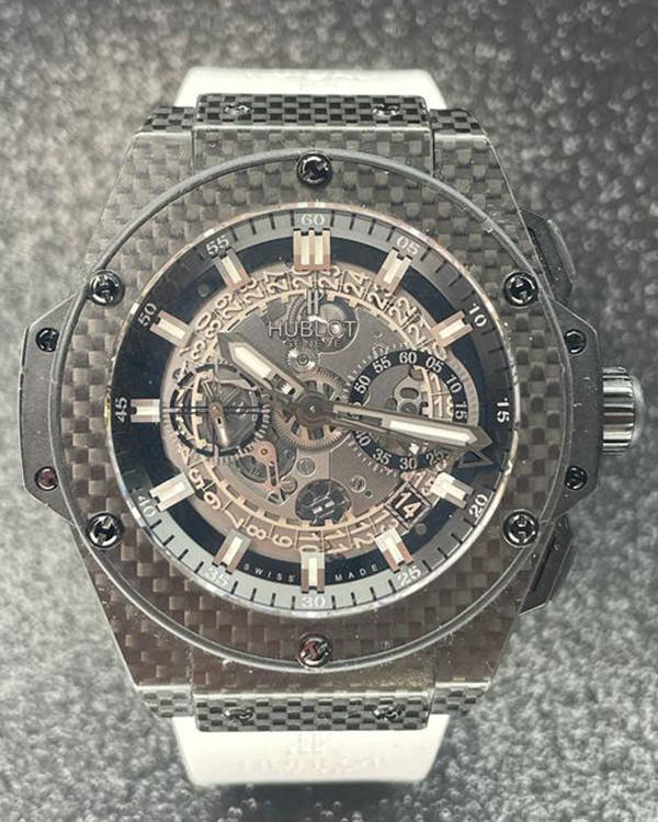 Hublot King Power 48MM Carbon Skeleton Dial (701.QX.0140.RX)