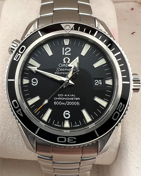 2011 Omega Seamaster Planet Ocean Black Dial Steel Bracelet (2201.50.00)