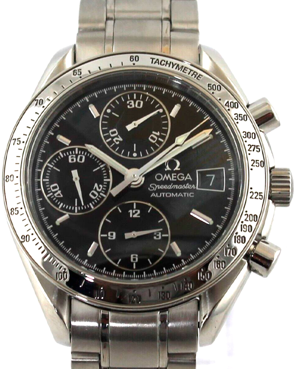 Omega Speedmaster Date 39MM Black Dial Steel Bracelet (3513.50.00)