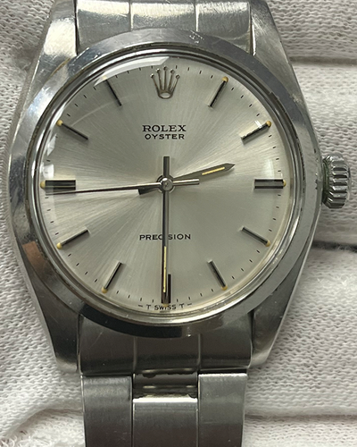 Rolex Oyster Precision 34MM Silver Dial Oyster Bracelet (6426)