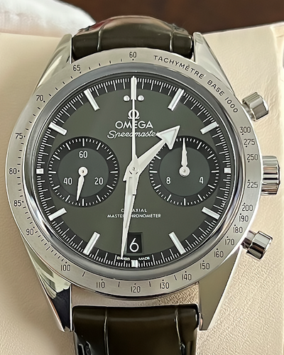 2023 Omega Speedmaster '57 40.5MM Green Dial Leather Strap (332.10.41.51.10.001)