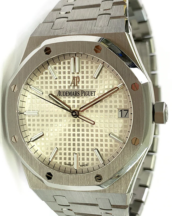 2020 Audemars Piguet Royal Oak 41MM White Dial Steel Bracelet (15500ST.OO.1220ST.04)