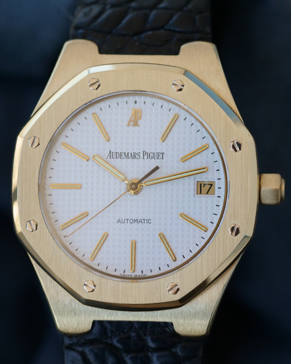 Audemars Piguet Royal Oak 36.3MM Yellow Gold White Dial (14800BA)