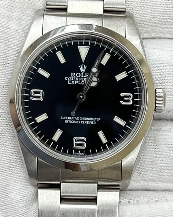 Rolex Explorer 36MM Steel Black Dial (14270)