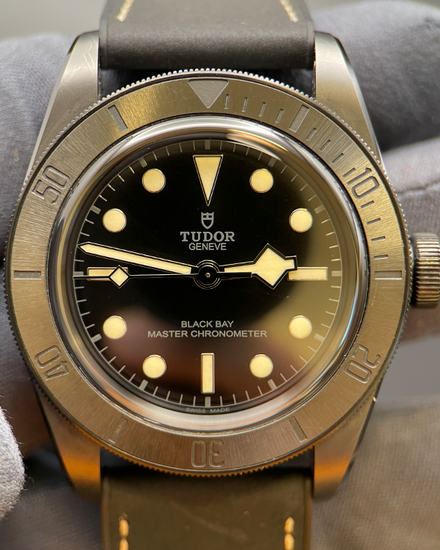 2023 Tudor Black Bay 41MM Black Dial Leather/Rubber Strap (79210CNU)