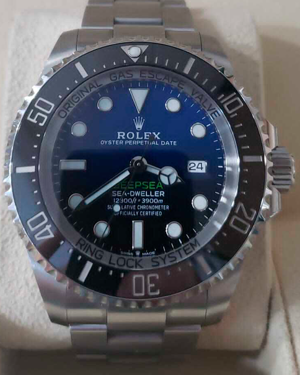 2021 Rolex Sea-Dweller Deepsea "James Cameron" 44MM Blue Dial Oystersteel Bracelet (126660)