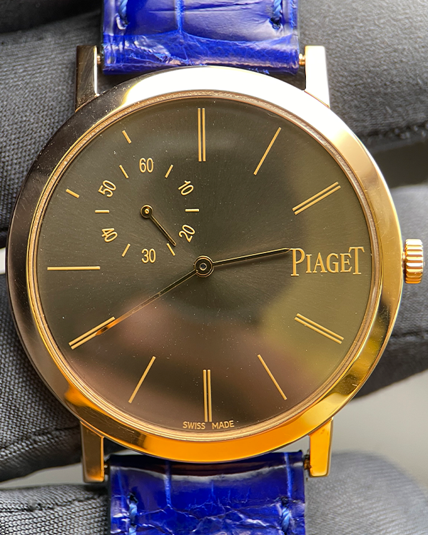 Piaget Altiplano 40MM Grey Dial Leather Strap (G0A41113)