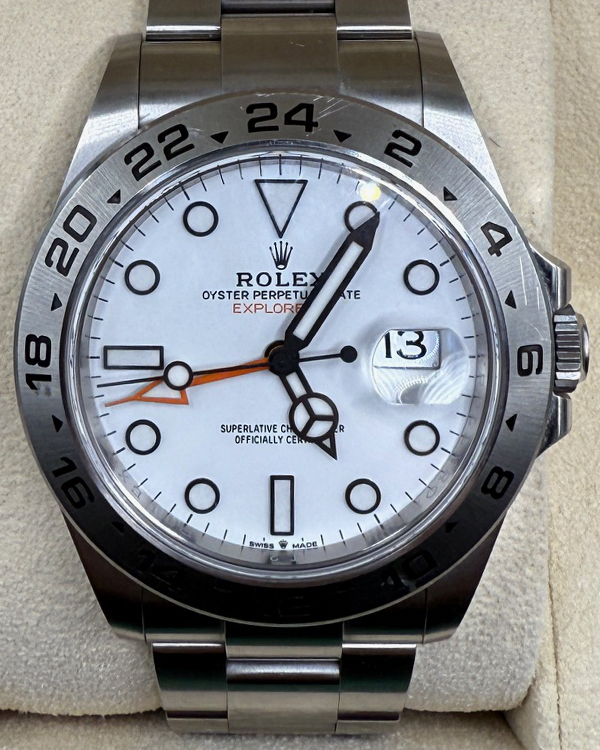 2023 Rolex Explorer II "Polar" 42MM White Dial Oyster Bracelet (226570)