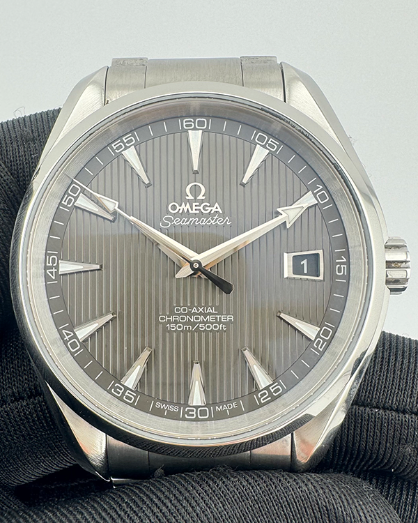 2015 Omega Seamaster Aqua Terra 41.5MM Grey Dial Steel Bracelet (231.10.42.21.06.001)