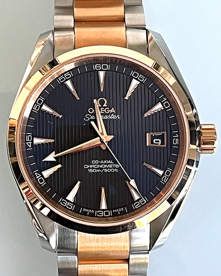 Omega Seamaster Aqua Terra 41.5MM Grey Dial Two-Tone Bracelet (231.20.42.21.06.001)