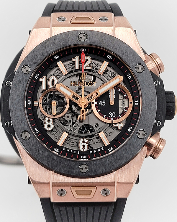 Hublot Big Bang Unico 45MM King Gold Skeleton Dial (411.OM.1180.RX)