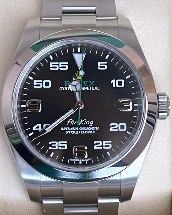 2020 Rolex Air-King 40MM Black Dial Oyster Bracelet (116900)