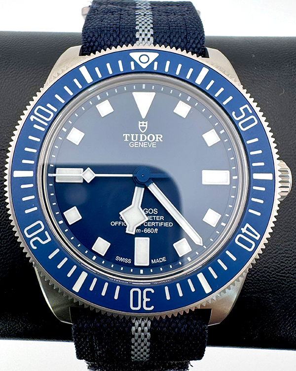 No Reserve - 2024 Tudor Pelagos FXD 42MM Blue Dial Textile Strap (25707B/24)