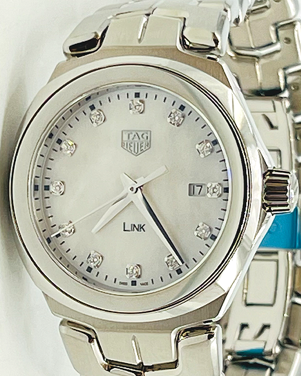 Tag Heuer Link Lady 32MM Quartz Mother of Pearl Dial Steel Bracelet (WBC1312.BA0600)