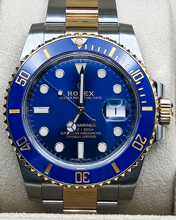 2019 Rolex Submariner 40MM Blue Dial Two-Tone Oyster Bracelet (116613LB)