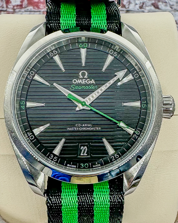 Omega Seamaster Aqua Terra "Golf Edition" 41MM Black Dial Textile Strap (220.12.41.21.01.002)