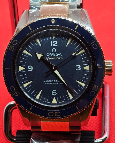 Omega Seamaster 300M 41MM Blue Dial Two-Tone Bracelet (233.60.41.21.03.001)