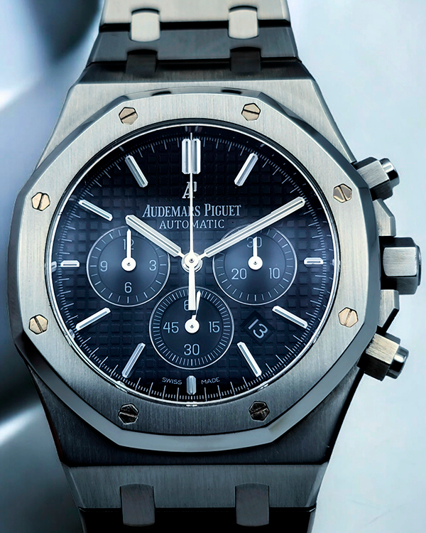 Audemars Piguet Royal Oak Chronograph 41MM Black Dial Steel Bracelet (26320ST.OO.1220ST.01)