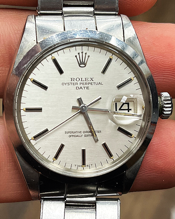 Rolex Oyster Perpetual Date 34MM Silver Dial Oyster Bracelet (1500)