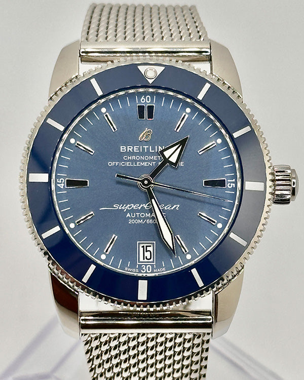 No Reserve - Breitling Superocean Heritage II 42 Blue Dial (AB2010161C1A1)