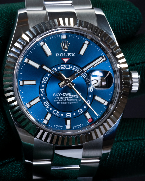 2021 Rolex Sky-Dweller 42MM Blue Dial Oyster Bracelet (326934)