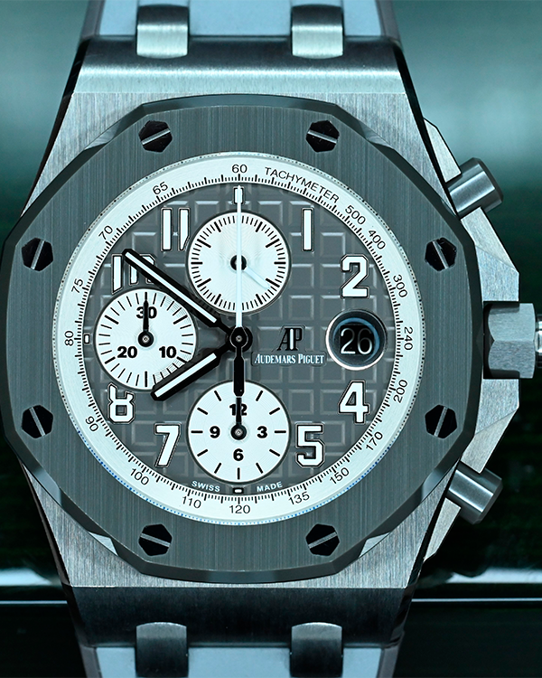 2021 Audemars Piguet Royal Oak Offshore Chronograph 42MM Grey Dial Rubber Strap (26470IO.OO.A006CA.01)