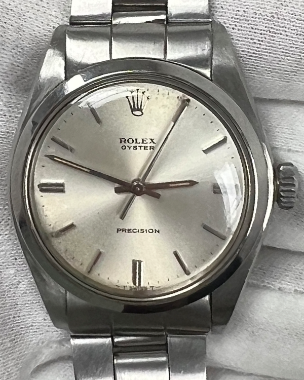 Rolex Oyster Precision 34MM Silver Dial Steel Bracelet (6426)