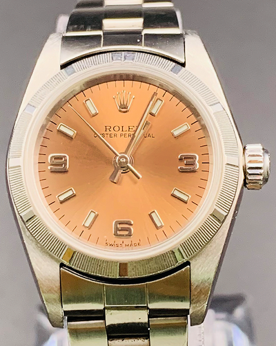 Rolex Oyster Perpetual 26MM Pink Dial Oyster Bracelet (76030)