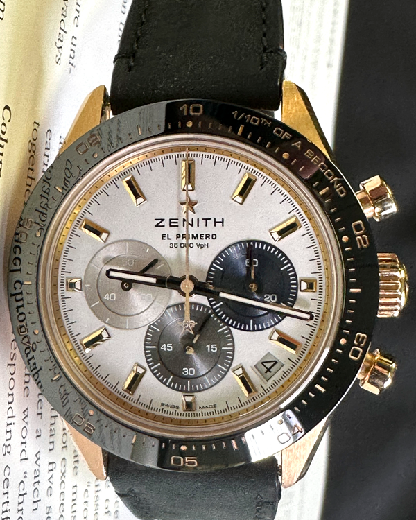 2021 Zenith Chronomaster Sport 41MM White Dial Leather Strap (18.3100 ...