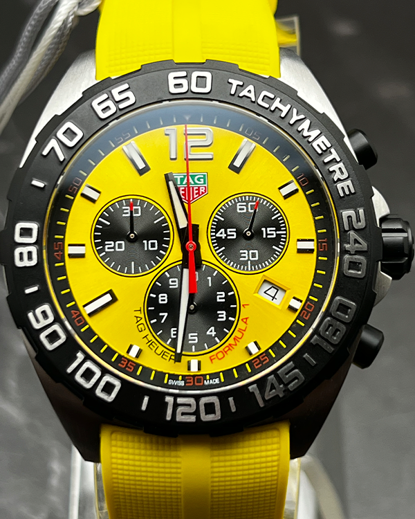 2022 TAG Heuer Formula 1 43MM Steel Yellow Dial (CAZ101AM.FT8054)