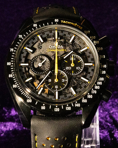 2021 Omega Speedmaster Dark Side Of The Moon "Apollo 8" 44.25MM Skeleton Dial Leather Strap (311.92.44.30.01.001)