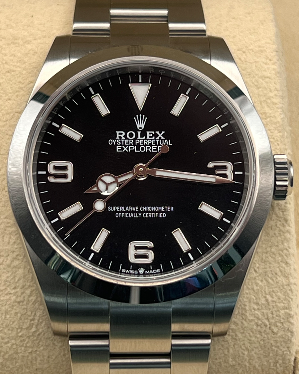 2023 Rolex Explorer 40MM Oystersteel Black Dial (224270)