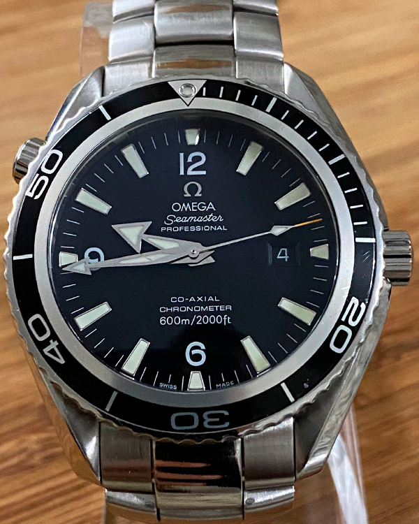 Omega Seamaster Planet Ocean 45.5MM Black Dial Steel Bracelet (2200.50.00)