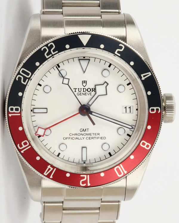 2023 Tudor Black Bay GMT 41MM White Dial Steel Bracelet (79830RB)