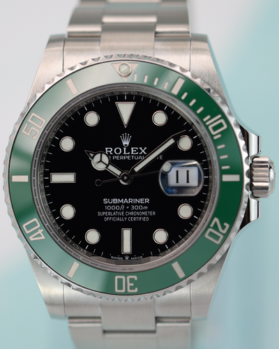 2022 Rolex Submariner Date "Starbucks" 41MM Black Dial Oyster Bracelet (126610LV)