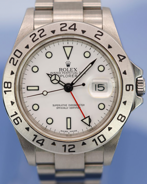 2007 (Z Serial) Rolex Explorer II "Polar" 40MM White Dial Oyster Bracelet (16570)