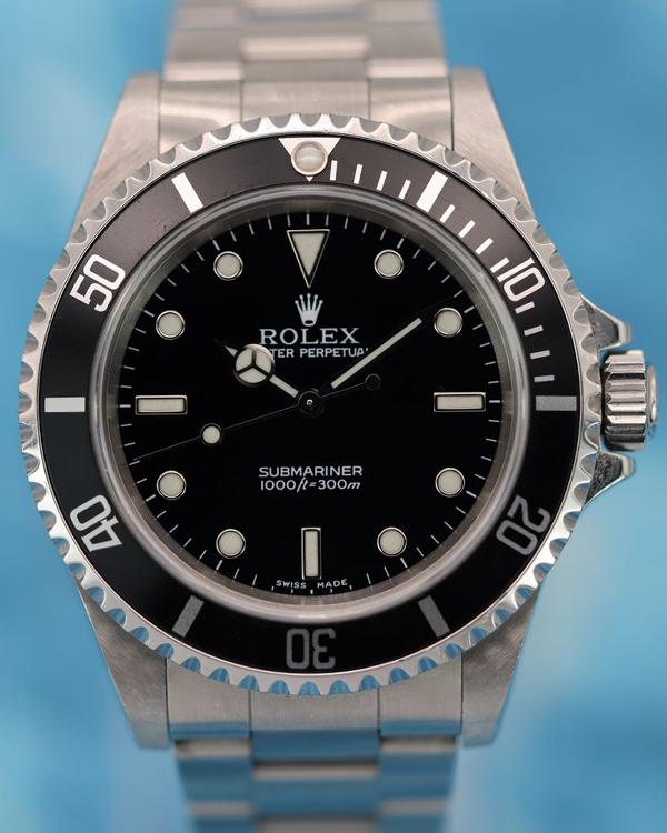 2000 (P Serial) Rolex Submariner No-Date 40MM Black Dial Oyster Bracelet (14060)