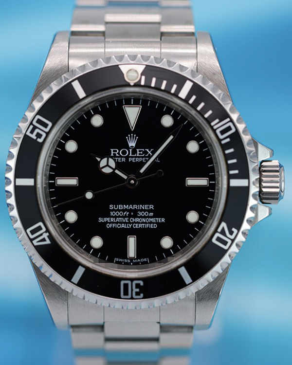 2008 (Z Serial) Rolex Submariner No Date 40MM Black Dial Oyster Bracelet (14060)