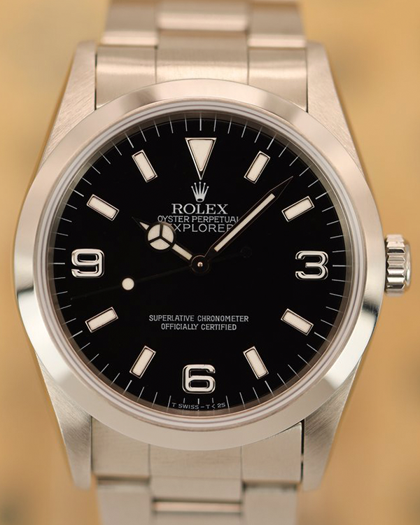 Rolex Explorer 36MM Black Dial Oyster Bracelet (14270)