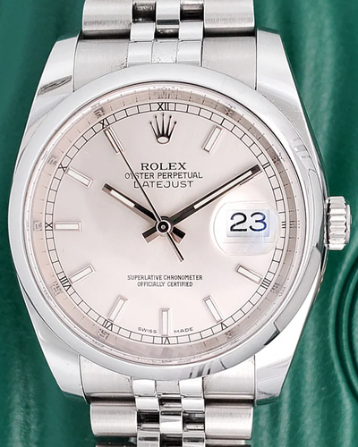 2018 Rolex Datejust 36MM Silver Dial Jubilee Bracelet (116200)