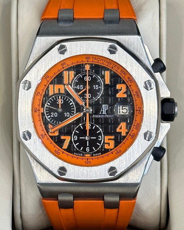 2011 Audemars Piguet Royal Oak Offshore Chronograph "Volcano" 42MM Steel Black Dial (26170ST)